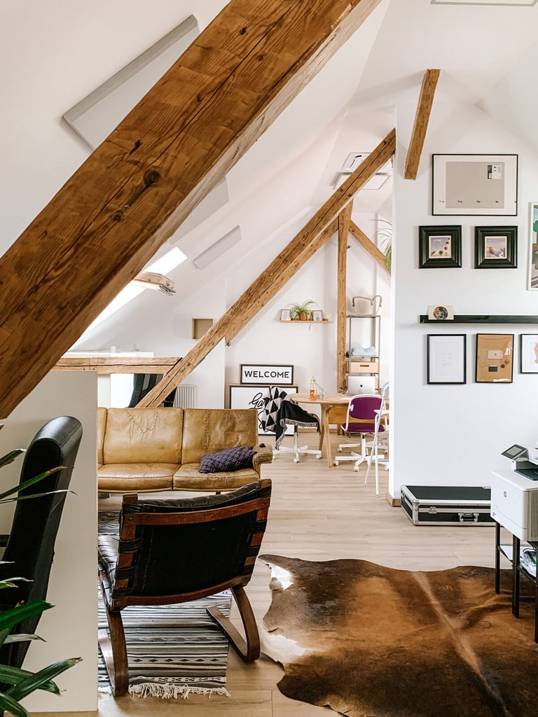 A-frame interior