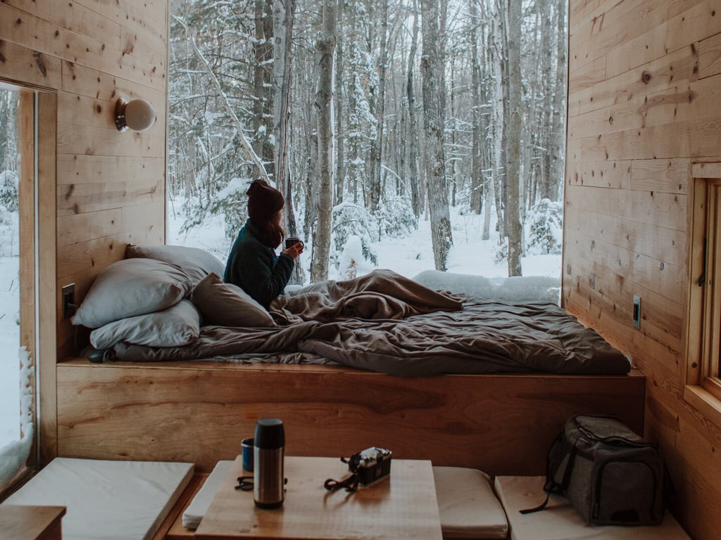 A frame cabin kit interior