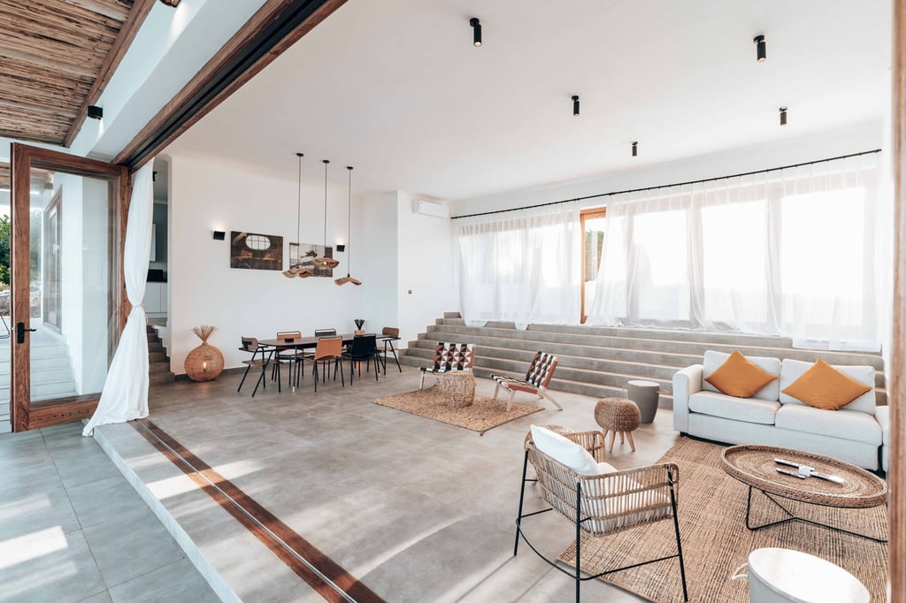 Modern barn house open concept