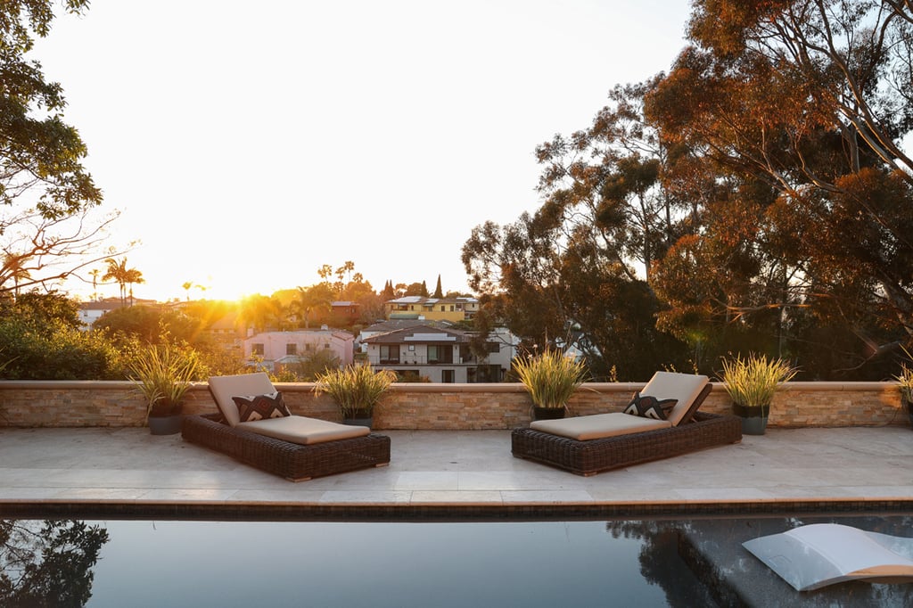 Sun deck pool deck ideas