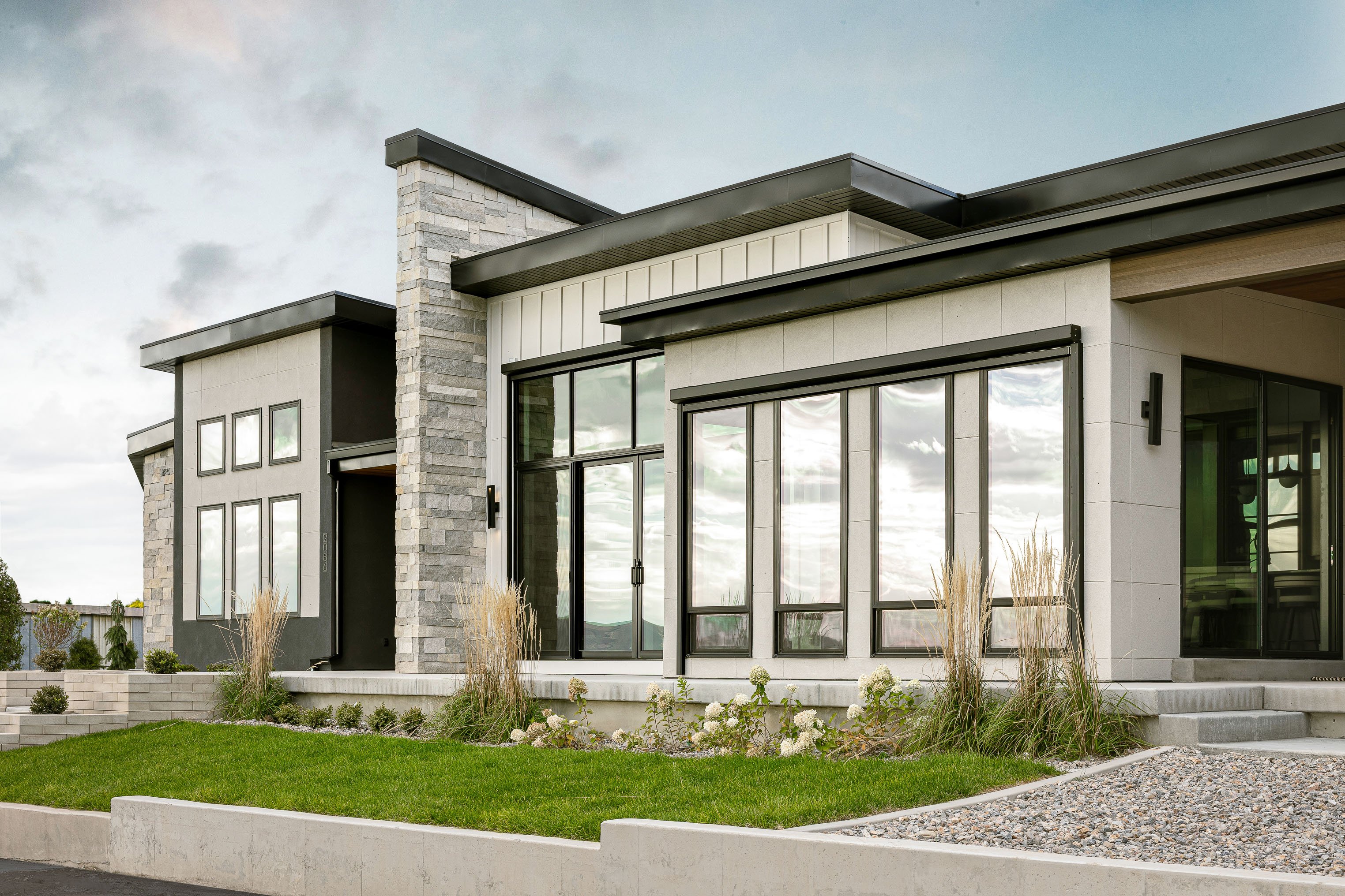 Top Architects Utah Custom Homes Design in Utah - Jewkes Design - Modern Stone32