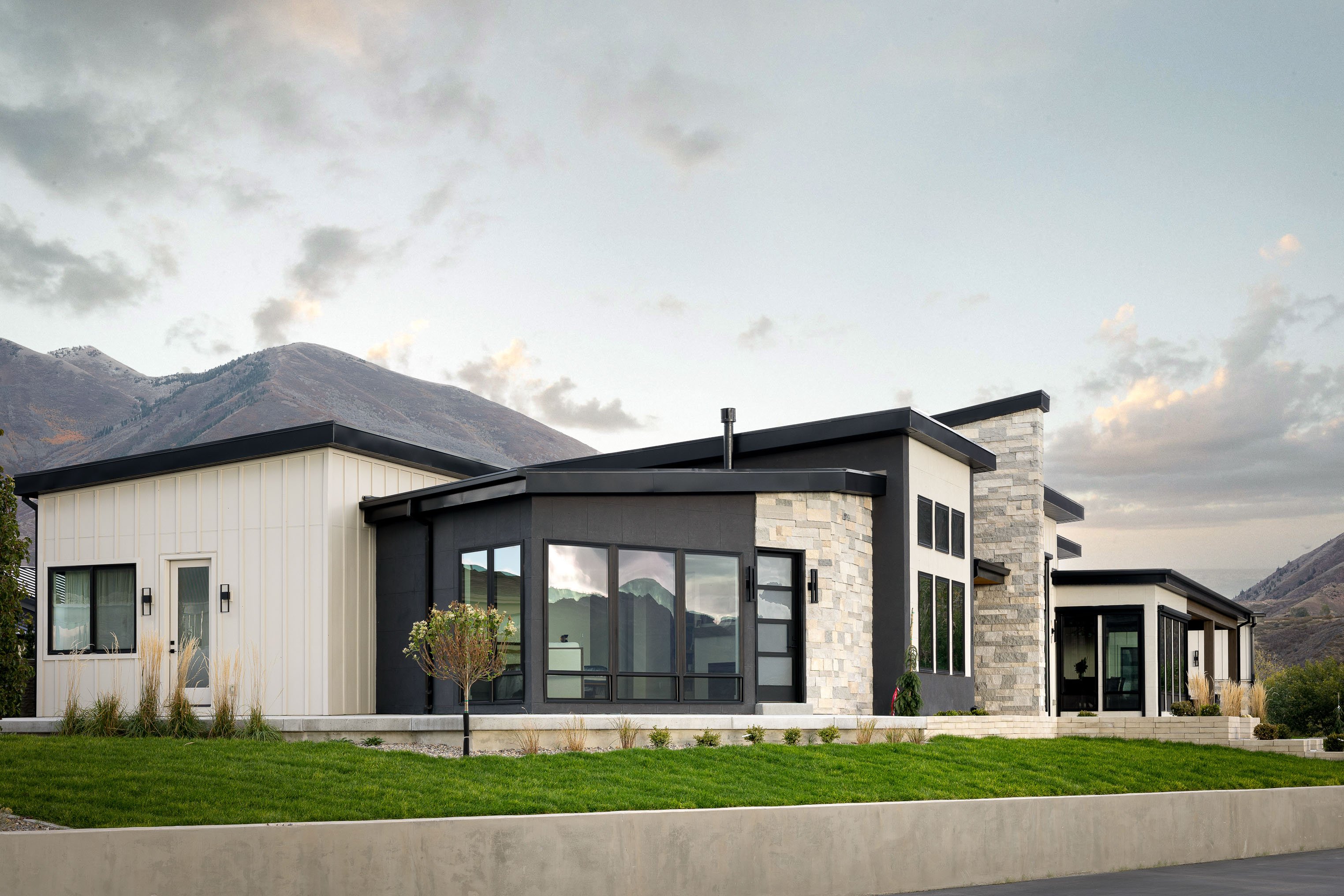 Top Architects Utah Custom Homes Design in Utah - Jewkes Design - Modern Stone36