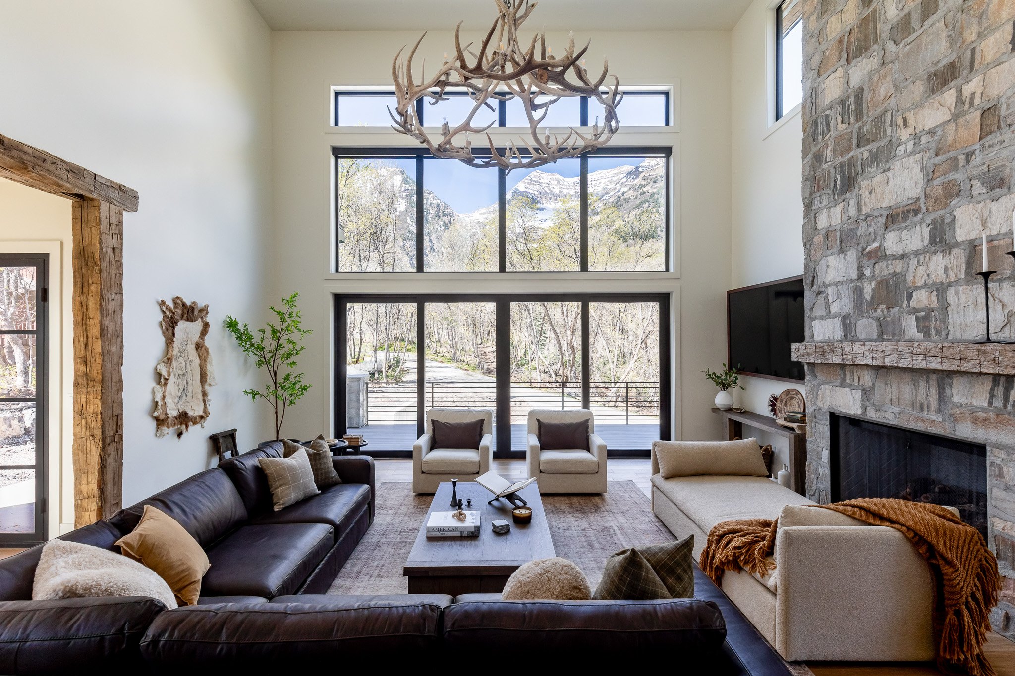 Top Architects Utah Custom Homes Design in Utah - Jewkes Design - Mountain Cabin - Low Res8