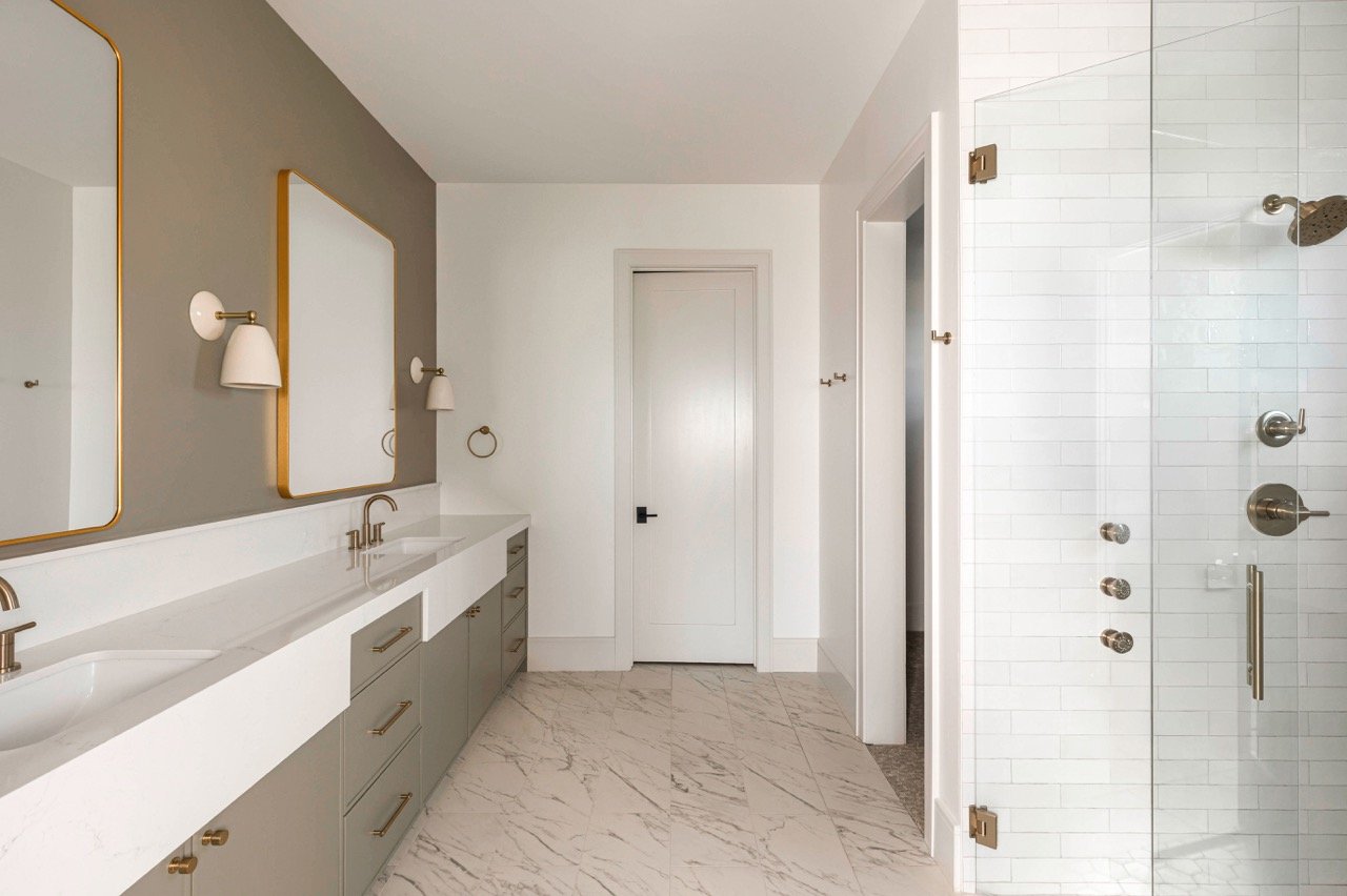 marble bathroom utah architect Large