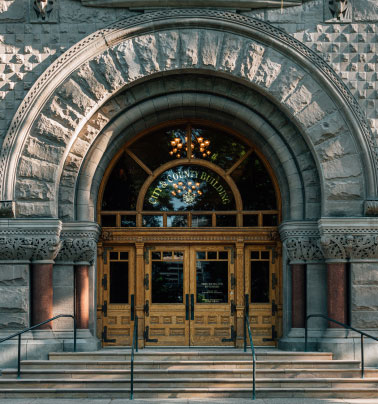 A historic building in Utah County